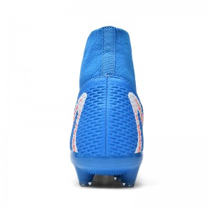 Football Boots Men’s High Top Spike Cleats Football Shoes Youth Athletics Training Shoes Professional Outdoor Sports Shoes