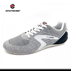 DUCATI Flyknit Breathable Racing Sports Running Track Shoes for Men