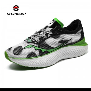 Männer Walking Shoes Running Sneakers - Tennis Shoes Workout Athletic Gym Slip-on Shoes Komfortabel Atmung Liichtgewiicht Casual Sneakers Breet Breet