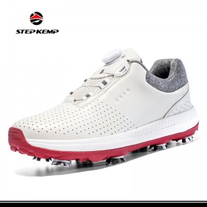Custom Quality Men Large Size Antiskid Nails Golf Shoes