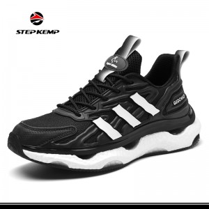 Men's Supportive Boost Outsole Cushioned Lightweight Athletic Sneakers