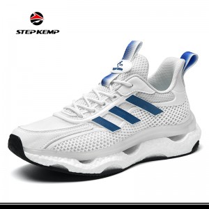 Kasut Larian Sukan untuk Mens Mesh Breathable Trail Runners Fesyen Sneakers