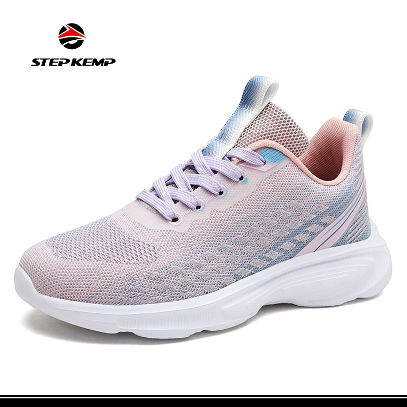 Ladies Sneakers Workout Comfort Sport Athletic Running Shoes kwa Wanawake