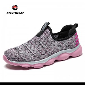 Women′s Wholesale EVA Soled Casual Flat Sports Walking Shoes