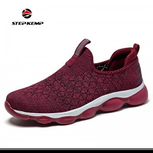Women's Wholesale EVA Soled Casual Flat Sports Walking Shoes