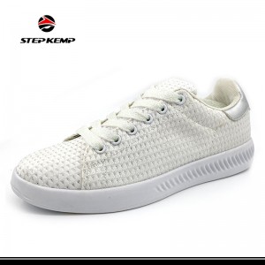 Men′s Breathable Sneakers Flyknit Mesh Soft Sole Casual Athletic Shoes