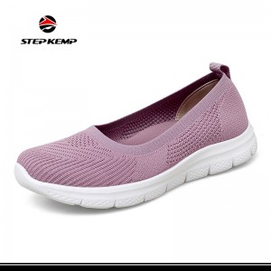 Zapatos deportivos personalizados Flyknit Women Lady transpirables para ximnasio