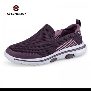 Women’s Slip On Walking Shoes Lightweight Casual Running Sneakers Odm