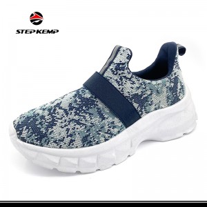 Sapatos de corrida Flyknit respiráveis ​​Flyknit masculino barato de marca personalizada
