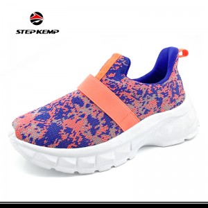 Viatu vya Nafuu vya Chapa Maalum ya Wanaume Flyknit Breathable Flyknit Running Shoes