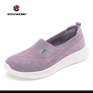 Ladies Casual Outdoor Breathable Fashion Mesh Womens Mothers Shoes