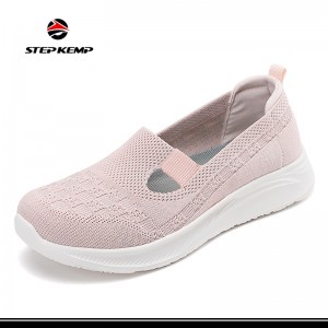 Ladies Casual Outdoor Breathable Fashion Mesh Womens Mother Shoes