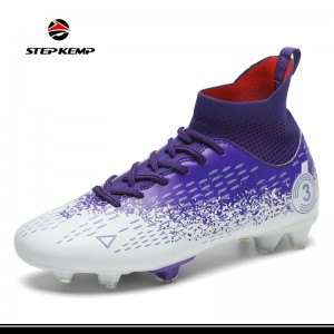 Inside and Outside Hot Sale Newest Soccer Cleats with TPU Outsole Football Boots Shoes