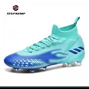 New Comfortable Flyknit Sport Nhabvu Yepamusoro Pamusoro Plus Size Soccer Shoes