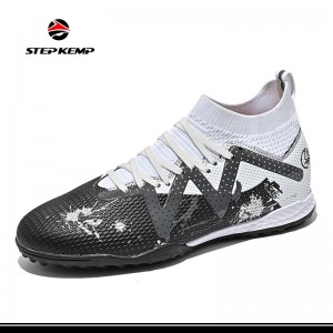 Men's Indoor Outdoor Baseball Ankle-Cuff Boots Athletic Professional Football Sneaker