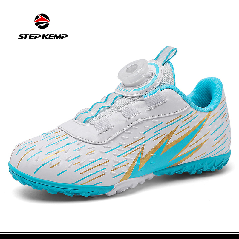 Disinn Ġdid Custom Tfal tal-Gomma Soccer Soccer Sneakers Shoes