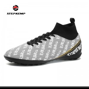 Men's Soccer Shoes Amachotsa Professional High-Top Breathable Athletic Football Nsapato