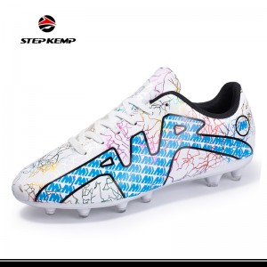 Botas de fútbol de tobillo alto Zapatos de fútbol transpirables con suela de TPU