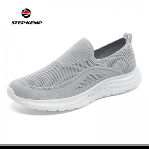 I-Qirun Walking Shoes Yabesifazane I-Lightweight Slip kuma-Sneakers ane-Memory Foam