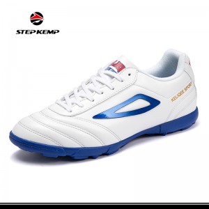 ເກີບເຕະບານຂອງຜູ້ຊາຍ cleats ມືອາຊີບ Spikes ແມ່ຍິງ Turf ເກີບກິລາບານເຕະການຝຶກອົບຮົມ Sneakers ສໍາລັບເດັກນ້ອຍກາງແຈ້ງໃນລົ່ມ