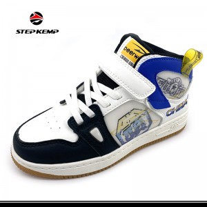 Children Boys Wear-Resistant Anti-Slip Sneaker Casual Skateboard Shoes