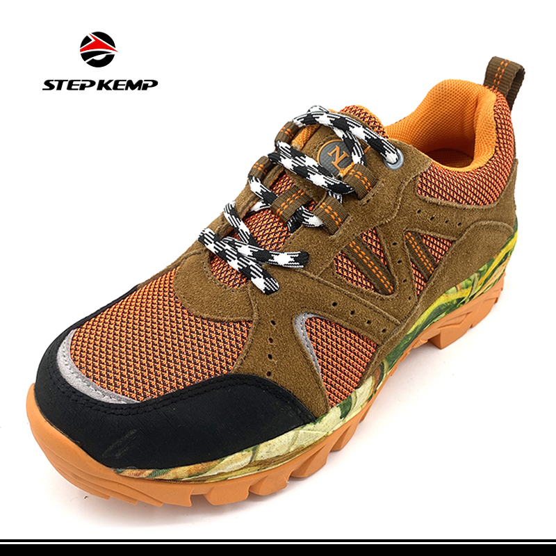 Outdoor Steel Toe Anti Leather Climing Hiking Sports Shoes