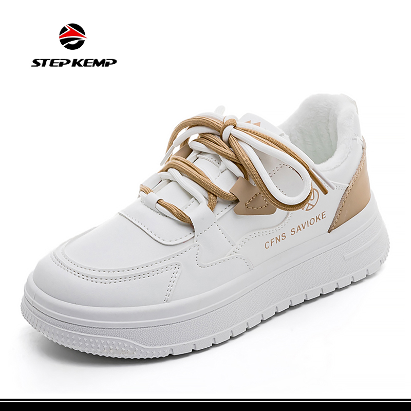 Thick Sole Women New Design Winter Comfortable Flat Breathable Skateboard Shoes