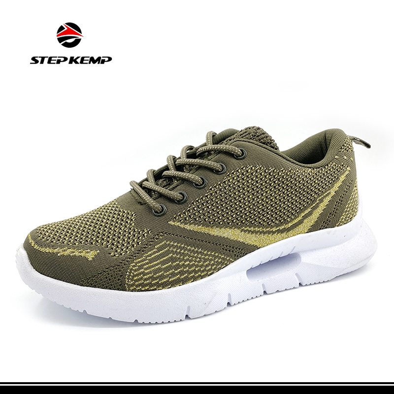Fashion Athletic Footwear Flyknit Upper Breathable Sneakers Shoes