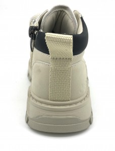 Personality PU Upper Fashionable Mid Top Boot Skateboard Shoes