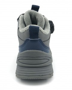 Thick Soled Mid Top Swivel Buckle Warm Comfortable Kids Winter Boots