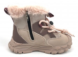 Winter Fur Lining Warm Snow Boots Kids Winter Shoes