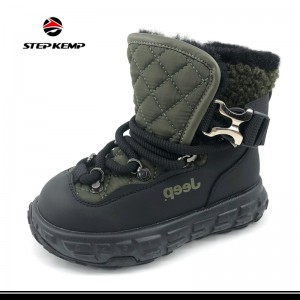 High Top Hiker Trekking Outdoor Boots Anti Slip Kids Winter Shoes