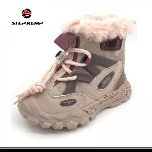 Winter Fur Lining Warm Snow Boots Kids Winter Shoes