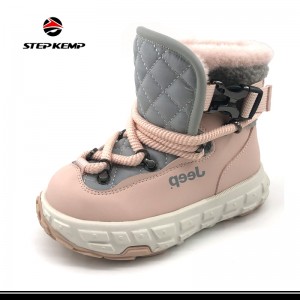 High Top Hiker Trekking Outdoor Boots Anti Slip Kids Winter Shoes