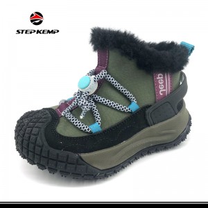 High Top Adjustable Buckle Thick Soled Stylish Children’s Sports Boots