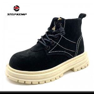 Customized High Top Kids Casual Walking Boots Shoes