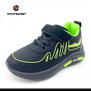 Injection PVC Sole PU Upper Print Children' S Casual Sports Shoes