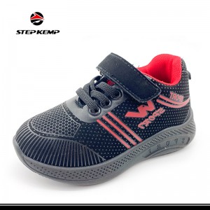 Instealladh teth PVC Outsole Brògan Sneakers Casual Children