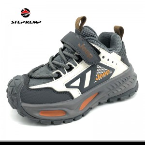 Grey Classic High-Quality Outdoor Training Children’s Running Shoes
