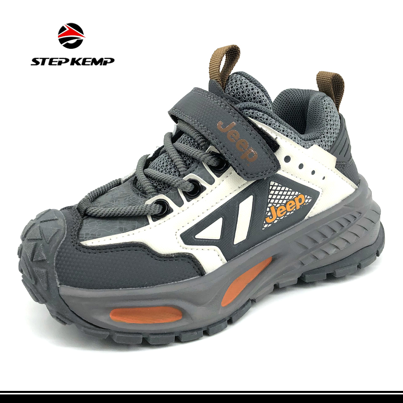 Grey Classic High-Quality Outdoor Training Children’s Running Shoes