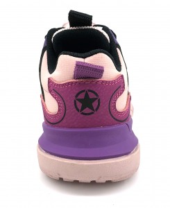 Kids Purple Pink High Quality Athletic Outdoor Sport Running Shoes