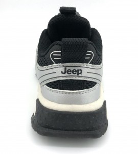 High Quality Black Boys’ Casual Running Shoes with Swivel Buckle