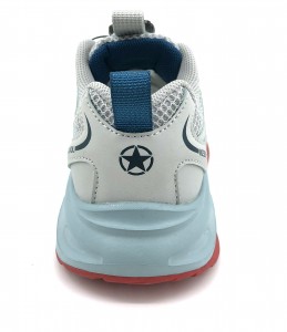 High Quality Swivel Buckle Breathable Children EVA Running Shoes