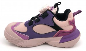 Kids Purple Pink High Quality Athletic Outdoor Sport Running Shoes