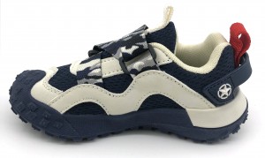 TPR Sole High Quality Velcro Boys School Sports Running Shoes