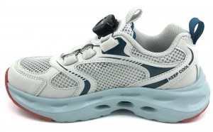 High Quality Swivel Buckle Breathable Children EVA Running Shoes