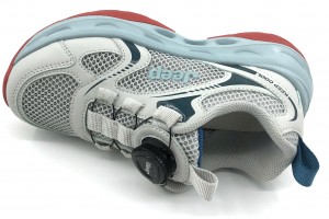 High Quality Swivel Buckle Breathable Children EVA Running Shoes