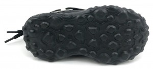 Textile Lining High Quality Thick Sole Boys Black Running Shoes