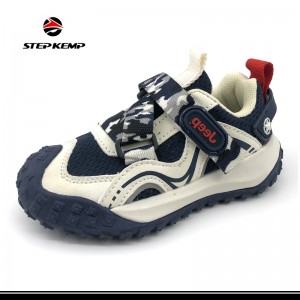 TPR Sole High Quality Velcro Boys School Sports Running Shoes