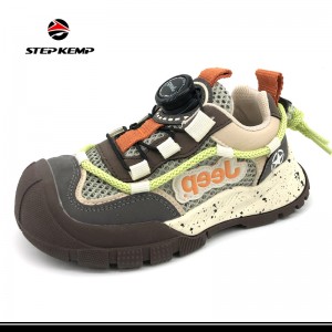 Children School Sport Stylish Jogging Walking Sneaker with Breathable Mesh